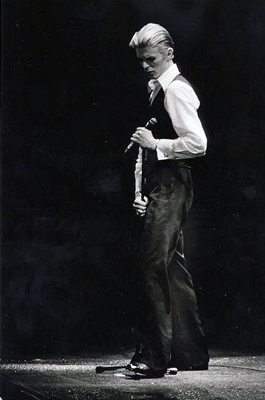 David Bowie as the Thin White Duke at O’Keefe Center in Toronto, Canada