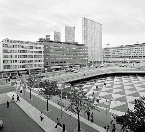 Street Drottninggatan and Sergel’s Square 1974–79