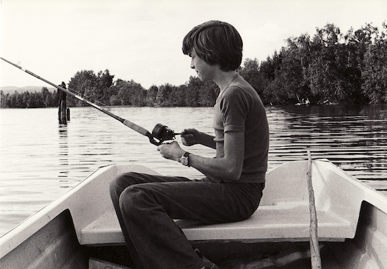 Torgny at Lake Helgum c1975