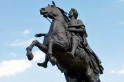 The Bronze Horseman in Saint Petersburg, Russia