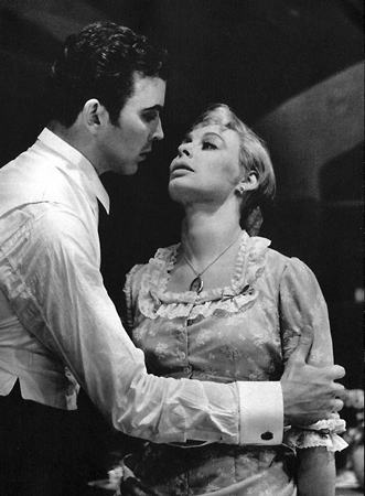 Ove Tjernberg and Gerd Hagman in a production from 1955 of Strindberg’s play Miss Julie (1888)