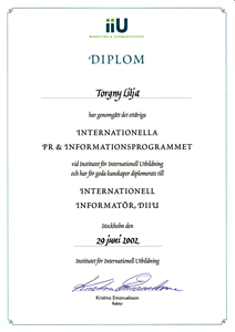 IIU diploma