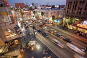 Hollywood Boulevard in Los Angeles, Calif