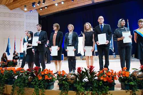 Promovendi October 31, 2014 in Aula Magna at Stockholm University