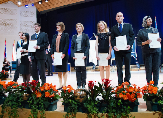 Promovendi October 31, 2014 in Aula Magna at Stockholm University