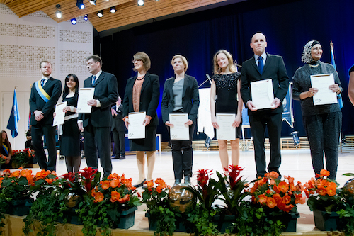 Promovendi October 31, 2014 in Aula Magna at Stockholm University