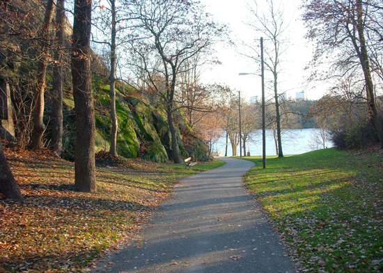 Marieberg Park in Stockholm, Sweden