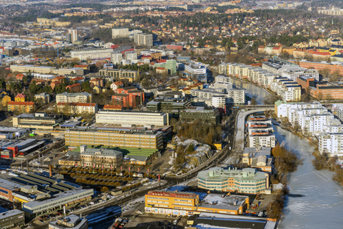 The suburban district Mariehäll near Stockholm, Sweden
