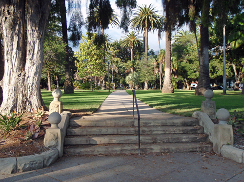 Alameda Park in Santa Barbara, Calif.