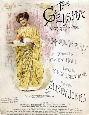 The score for Sidney Jones’ musical The Geisha