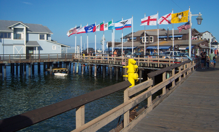 Stearns Wharf in Santa Barbara, Calif.
