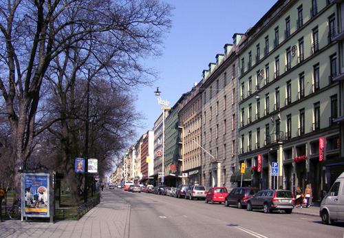 Sturegatan in Stockholm, Sweden